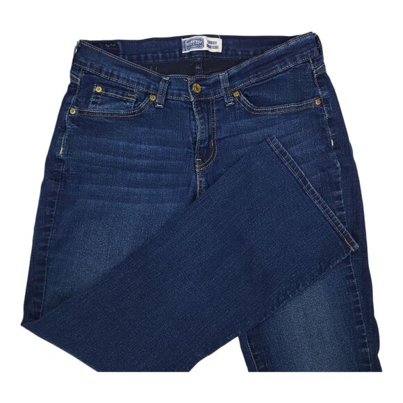 Levis Signature Curvy Bootcut Jeans Size 12 S Medium Blue Cotton Blend Stretcg - Picture 4 of 10